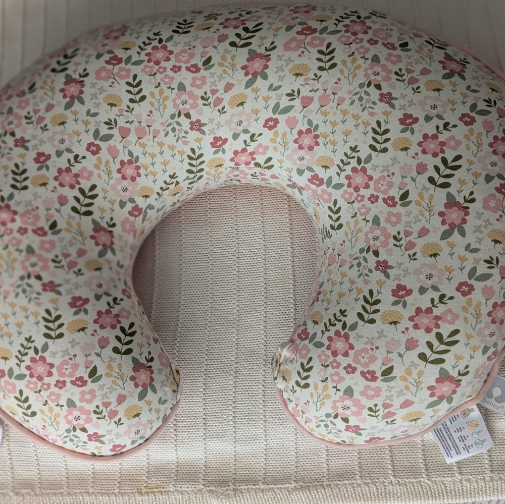 Boppy Nursing Pillow Original Support and Organic Cotton Pillow Cover